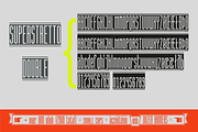 Superstretto Family banner font, a Sans Serif Font by Bellini studio (Thumbnail 5 of 17)