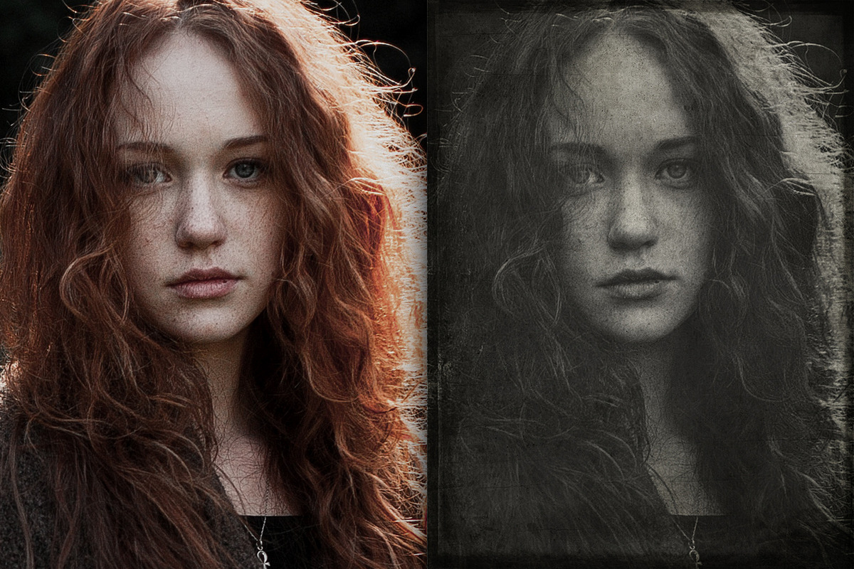 Old Photo Effect Overlays + Actions, an Action Add-On by PhotoSpirit (Photo 4 of 11)