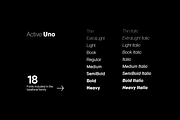 ACTIVE UNO - Modern Font Family, a Sans Serif Font by Designova® (Thumbnail 16 of 16)