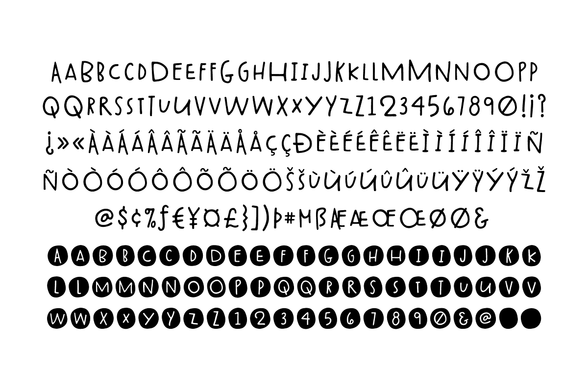 Cottage & Farmhouse Font + Doodles preview 6