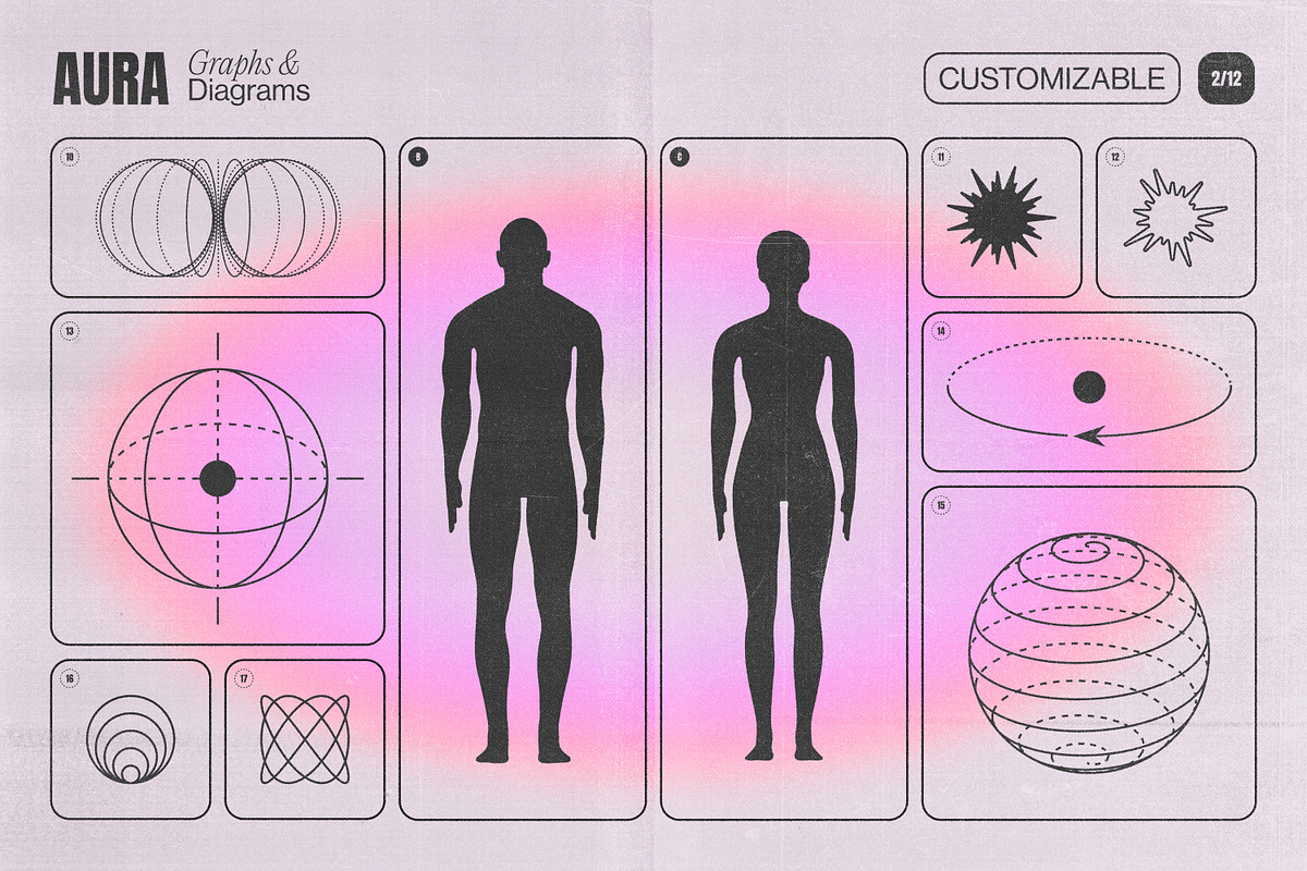 Aura Energy Flow - Mindful Graphics, an Object Graphic by Samolevsky (Photo 4 of 29)