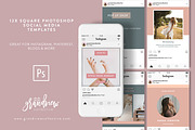 Fashion Blogger Instagram Templates, a Social Media Template by Grandview Collective (Thumbnail 1 of 4)