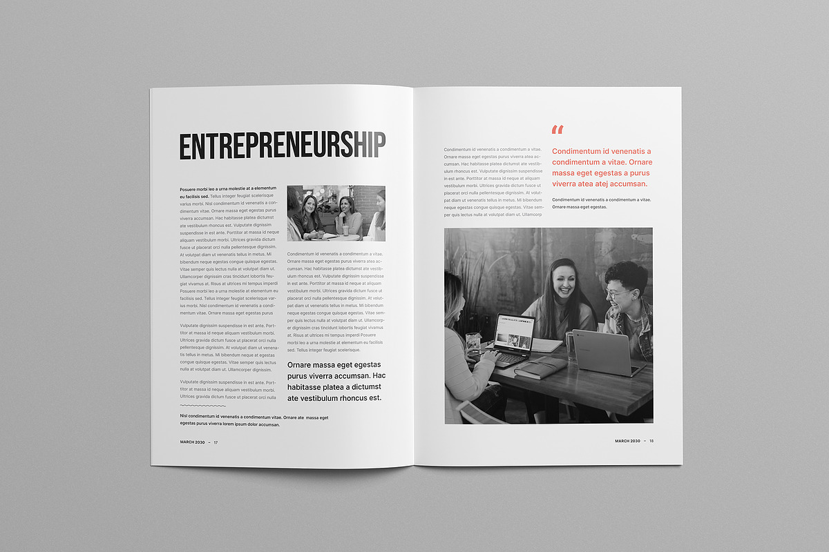 Business Magazine | Canva & InDesign, a Magazine Template by Pixelpick (Photo 10 of 14)