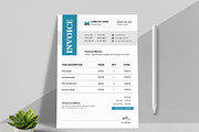 Invoice Template Design Layout, an Invitation Template by MightyDesign (Thumbnail 1 of 7)