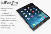 Ipad Pro Silver Mockup, an iPad Mockup by PSD Mockups (Thumbnail 1 of 6)