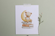 Dreamy Nursery Clipart Bundle, an Animal Illustration by PaintPixelCo (Thumbnail 11 of 13)