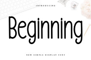 Beginning, a Serif Font by InermediaSTUDIO (Thumbnail 1 of 7)