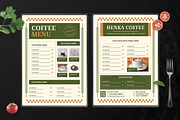 Retro Coffee Shop Menu, a Print Template by Annora Studio (Thumbnail 1 of 4)