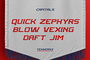 TEKKERS - UNBELIEVABLE SPORTS FONT, a Slab Serif Font by Alphabet Agency (Thumbnail 7 of 8)