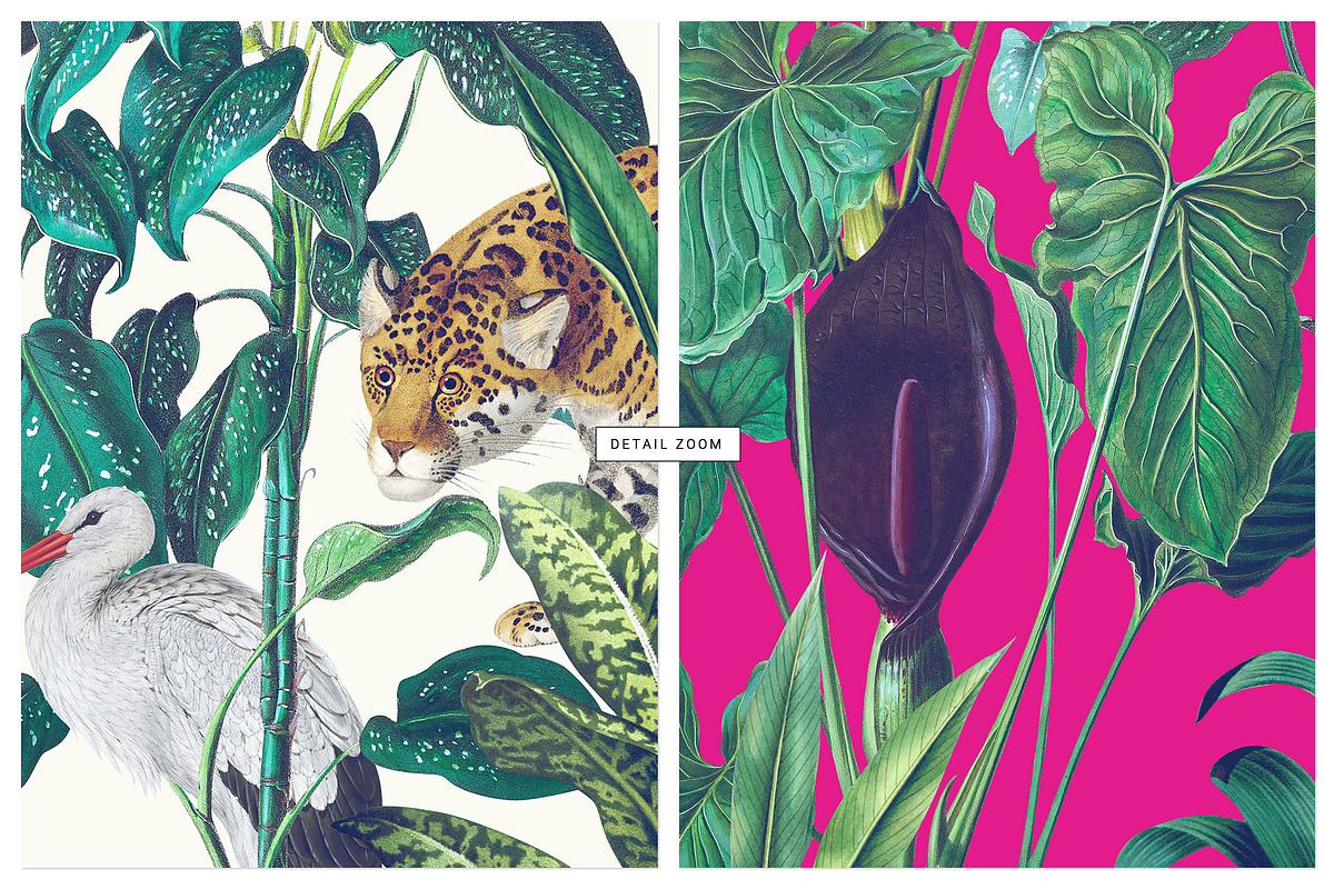 Emerald Wilderness Luxury Patterns!, a Pattern Graphic by Pink Linen (Photo 5 of 11)