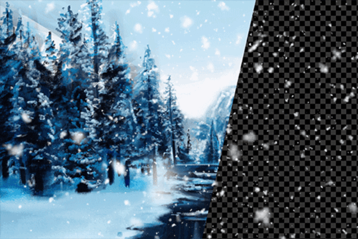 18 Gif Animated Snow Photoshop, a Background Graphic by Designer Essentials (Photo 7 of 7)