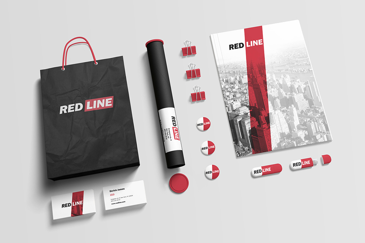 Branding elements mock-ups, a Cups & Container Mockup by ItemBridge (Photo 2 of 5)
