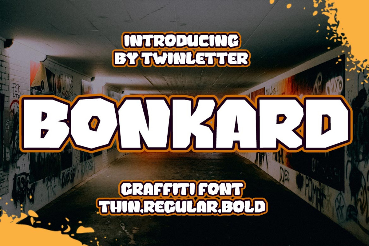 Bonkard, a Font by twinstd (Photo 1 of 10)