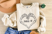 Single AF PNG, Valentines Day PNG, an Illustration by SharpMarketplace (Thumbnail 4 of 9)