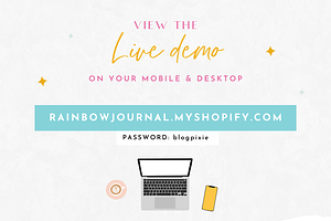 Rainbow Journal Shopify Theme