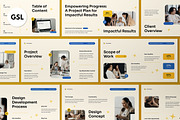White Project Proposal Google Slide, a Presentation Template by graphicook (Thumbnail 1 of 4)