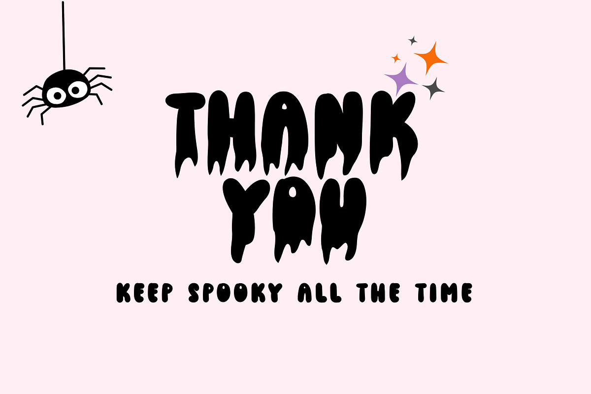 Retro Halloween Font, a Handwritten Font by Dm Studio (Photo 7 of 7)