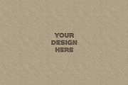 Embossed Leather Logo Mockup, a Product Mockup by graphypix (Thumbnail 4 of 4)