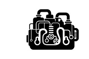 Bold industrial machine silhouette, an Illustration by Amazin_art (Thumbnail 15 of 31)