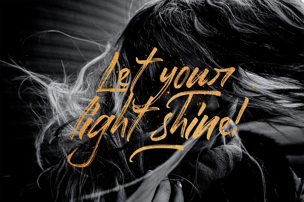 Honuzima - Handbrush Script Font, a Script Font by StringLabs (Photo 9 of 11)