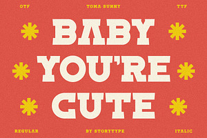 Toma Sunny Slab Serif Font