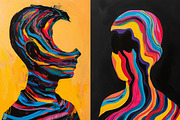 74 Paint splash faces, a Person Illustration by Handmadefont (Thumbnail 12 of 12)