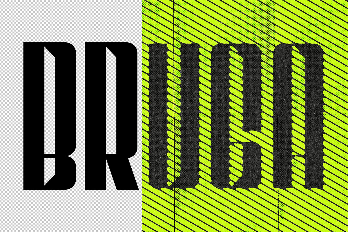 Linear Text Effect, a Layer Style Add-On by Design Squad
