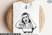 Sassy Retro Housewife SVG, a Graphic by Cut File (Thumbnail 1 of 3)