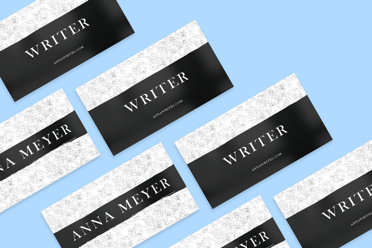 Modern Black And White Business Card, a Business Card Template by cadinera (Photo 5 of 5)