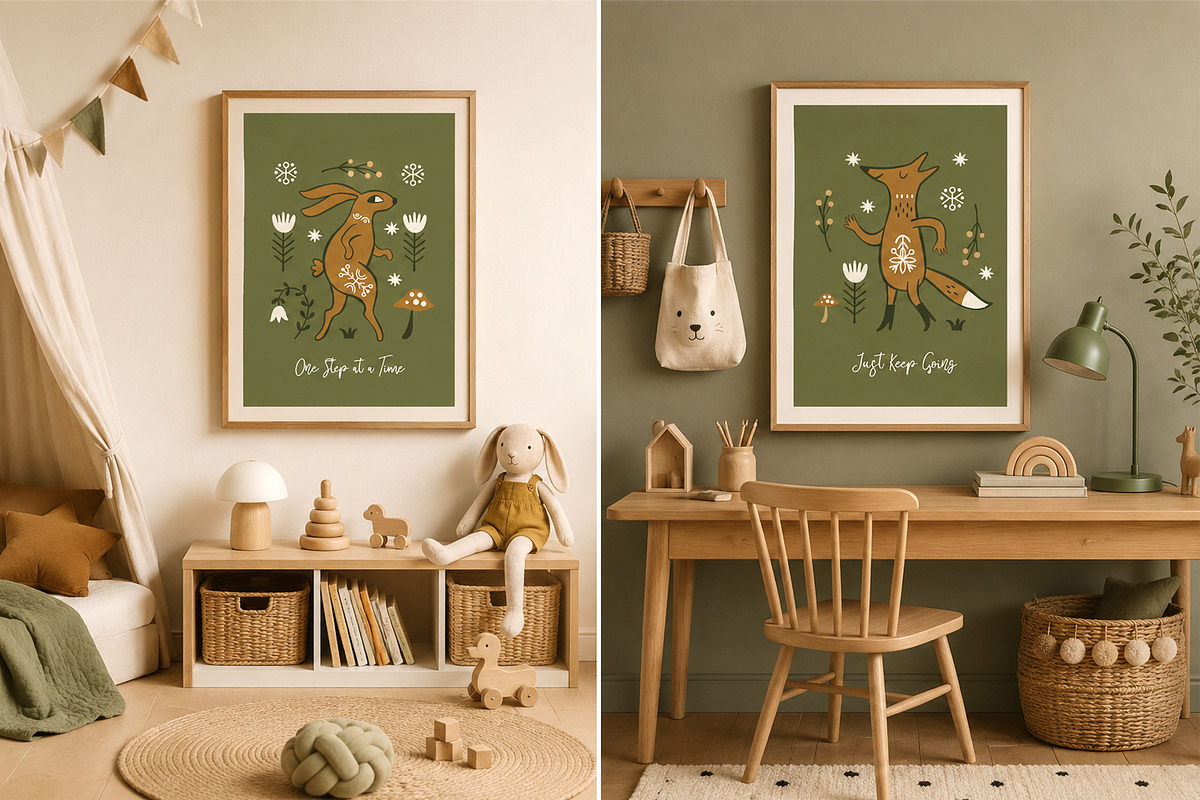 Modern Folk Collection, a Decorative Illustration by lenlis (Photo 14 of 16)