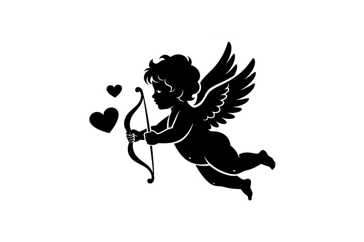 Cupid Angel Valentine Vector Bundle, an Illustration by jahid234 (Photo 33 of 47)