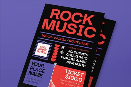 Rock Music Flyer