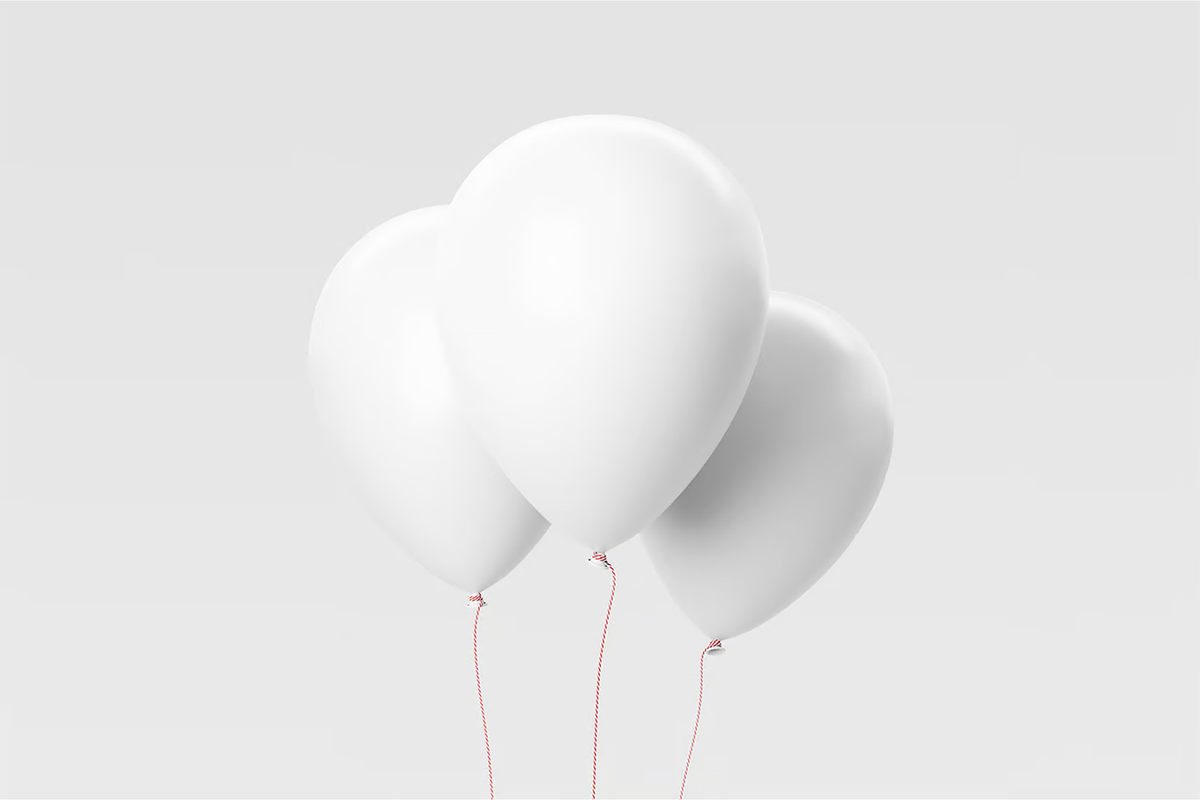Balloon Mockup, a Product Mockup by Xtrahive (Photo 2 of 2)