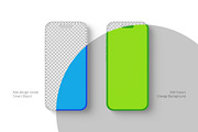 Clay iPhone Mockup Set, an iPhone Mockup by Country4k (Thumbnail 2 of 4)