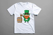 St. Patrick’s Day Leprechaun Clipart, an Illustration by T-shirt Pond (Thumbnail 3 of 5)