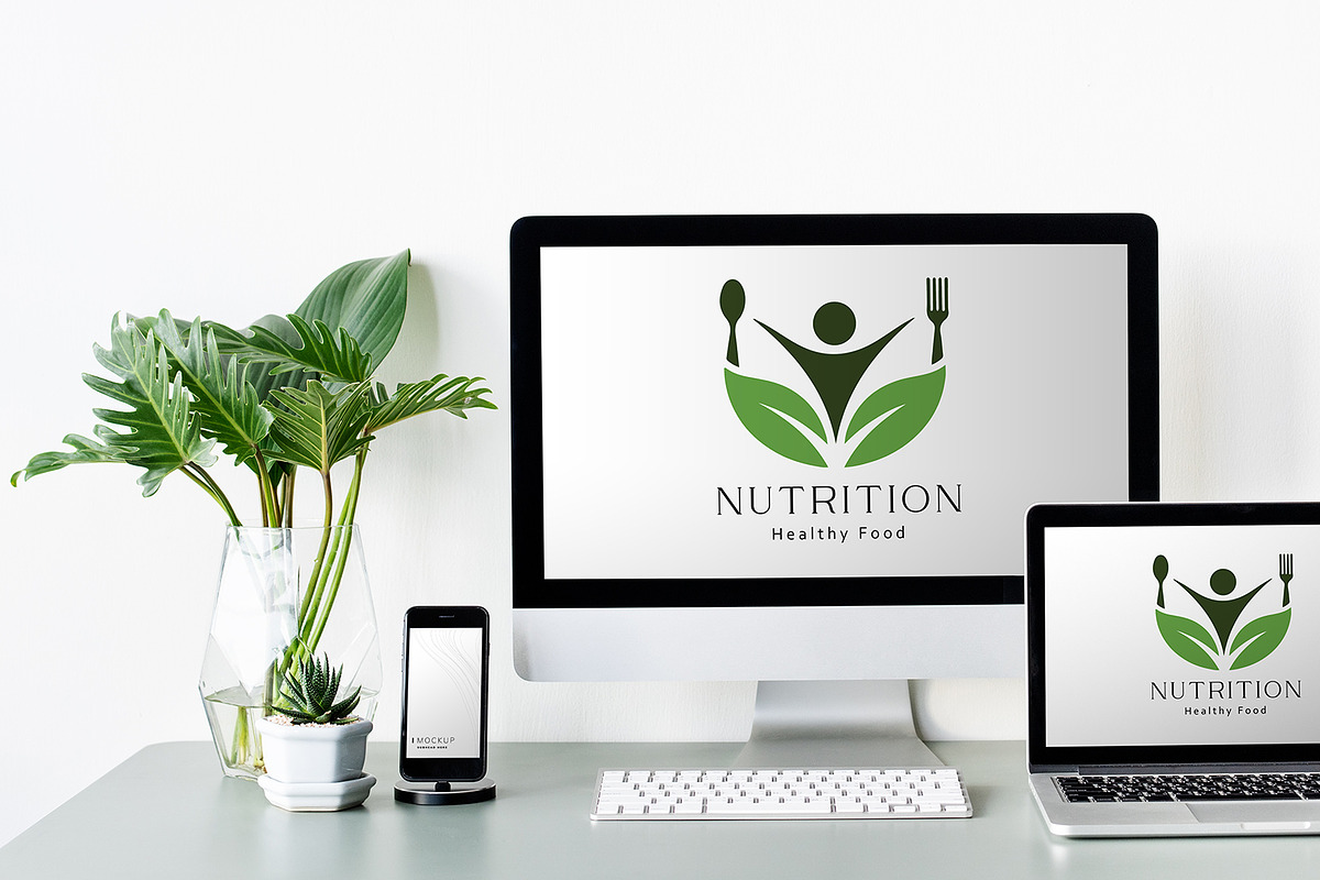 Modern Dietitian Logo Collection, a Branding & Logo Template by YUDesignStore (Photo 4 of 13)