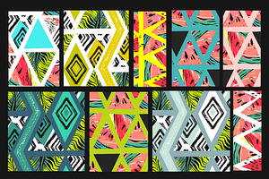 Summer Geometry Pattern Set