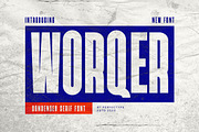 Worqer Modern Sans Serif Font, a Sans Serif Font by Perfectype (Thumbnail 1 of 10)