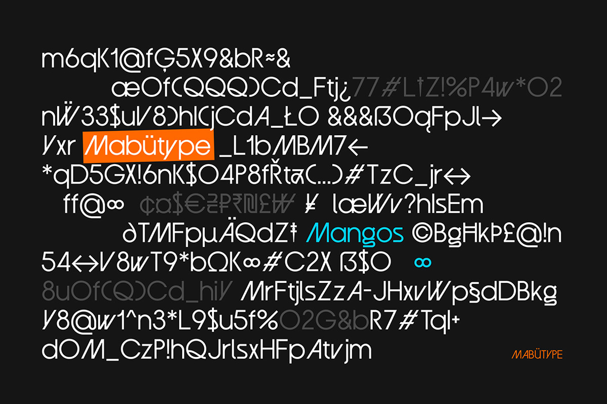 Mangos Sans, a Sans Serif Font by Mabütype (Photo 7 of 9)