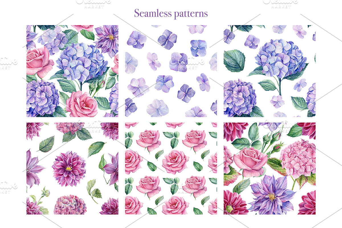 Delicate flowers, a Decorative Illustration by Hanna Hryharenka (Photo 10 of 13)