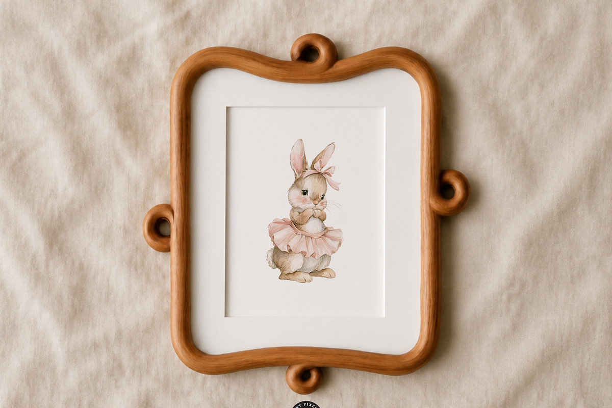 Pink Woodland Clipart Bundle, an Animal Illustration by PaintPixelCo (Photo 13 of 18)