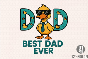 Best Dad Ever PNG, a Graphic by Designking