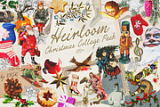 Heirloom: Christmas Collage Pack, an Object Graphic by Anastasiia VNSK (Thumbnail 1 of 14)