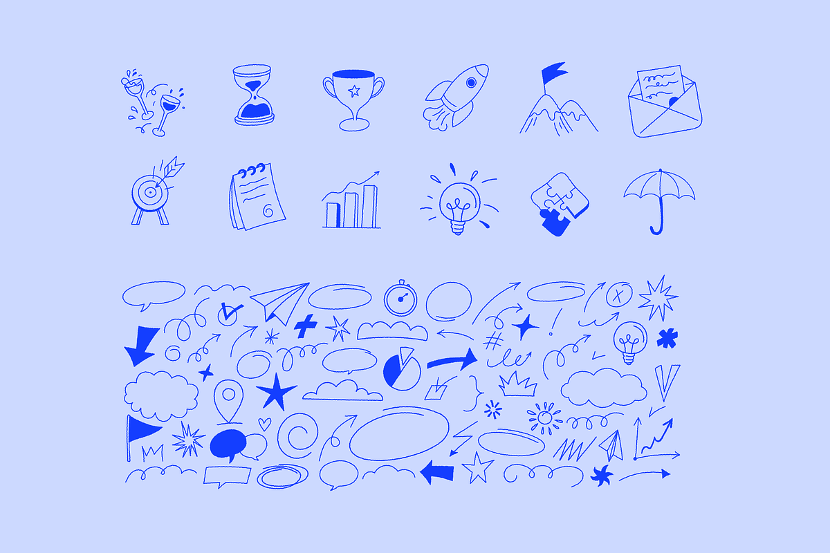 Business doodles, illustrations, an Object Graphic by venimo (Photo 12 of 13)