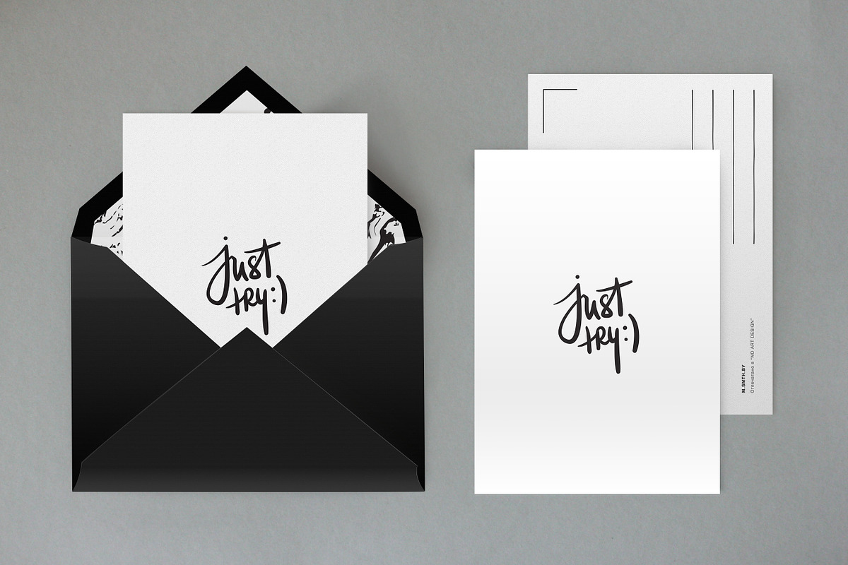 Fully layered envelope mock up, a Print Template by Marie Smth (Photo 1 of 4)