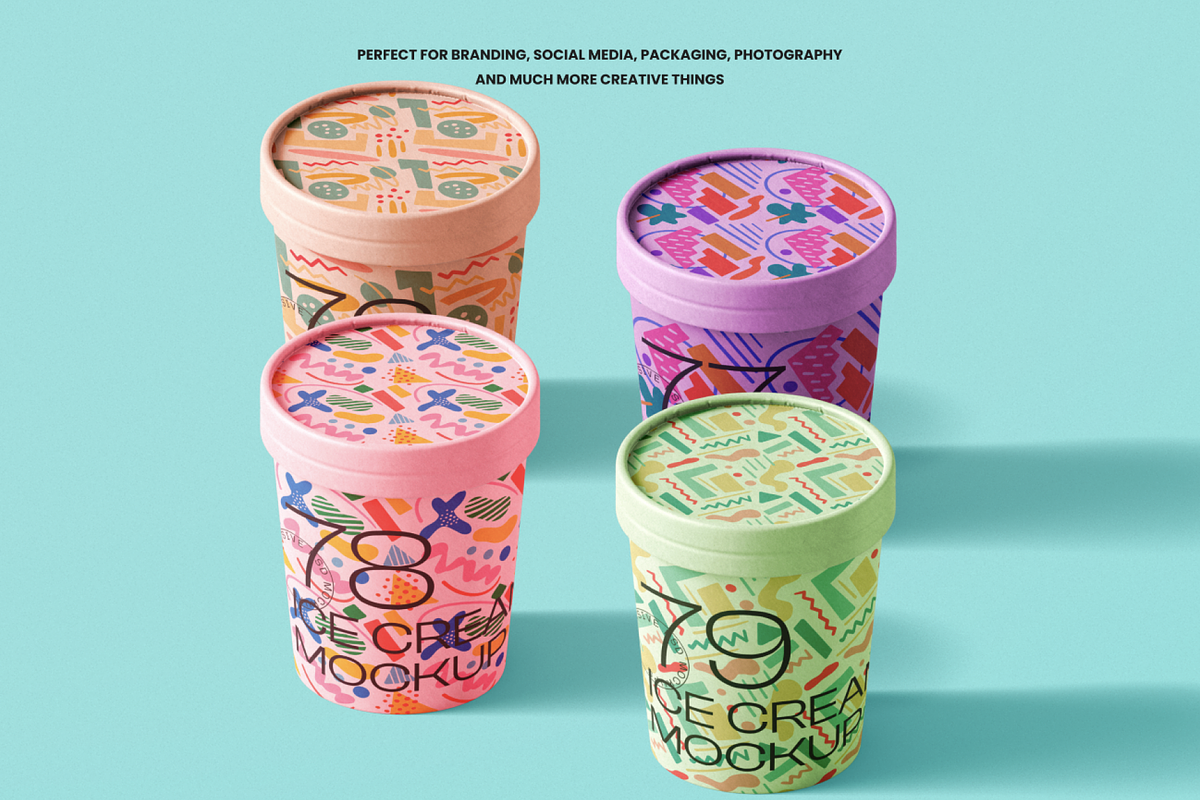 Vibrant Shapes & Strokes Patterns, a Pattern Graphic by Promo Graphics (Photo 4 of 4)