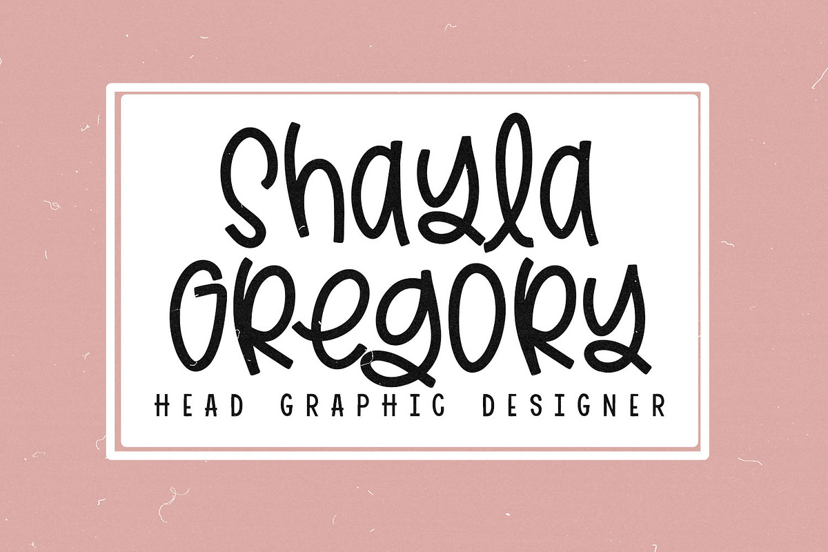 Library Card Hand Lettered Font, a Sans Serif Font by Dansie Design (Photo 5 of 7)