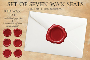 Wax Seals - Set of Seven