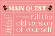 MAJOR ARCANA - Display Variable Type, a Serif Font by Artflorara (Thumbnail 11 of 21)