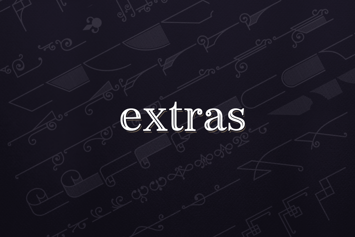 Monstice Family Fonts + EXTRAS preview 5